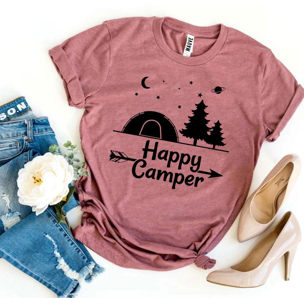 Happy Camper T-shirt - Trustymall