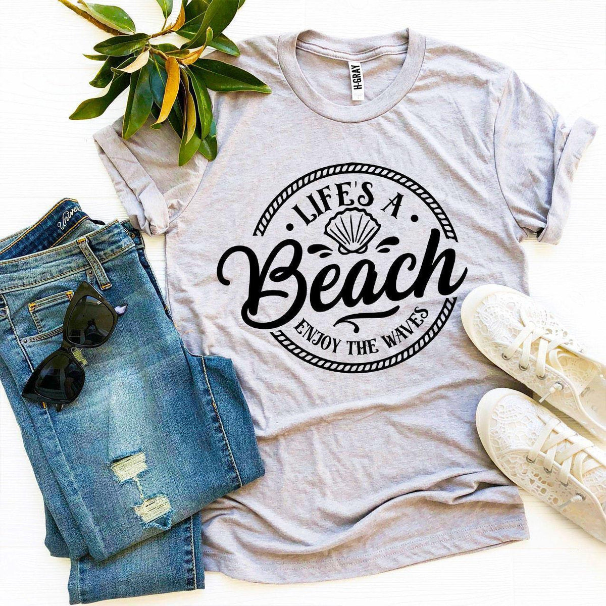 Life’s a Beach Enjoy The Waves T-shirt - Trustymall