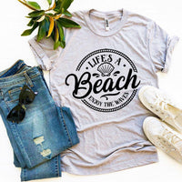 Life’s a Beach Enjoy The Waves T-shirt - Trustymall
