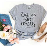 Rise Up And Pray Luke 22:46 T-shirt - Trustymall