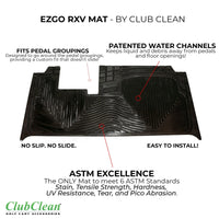 Club Clean Rubber Cart Floor Mat - Trustymall