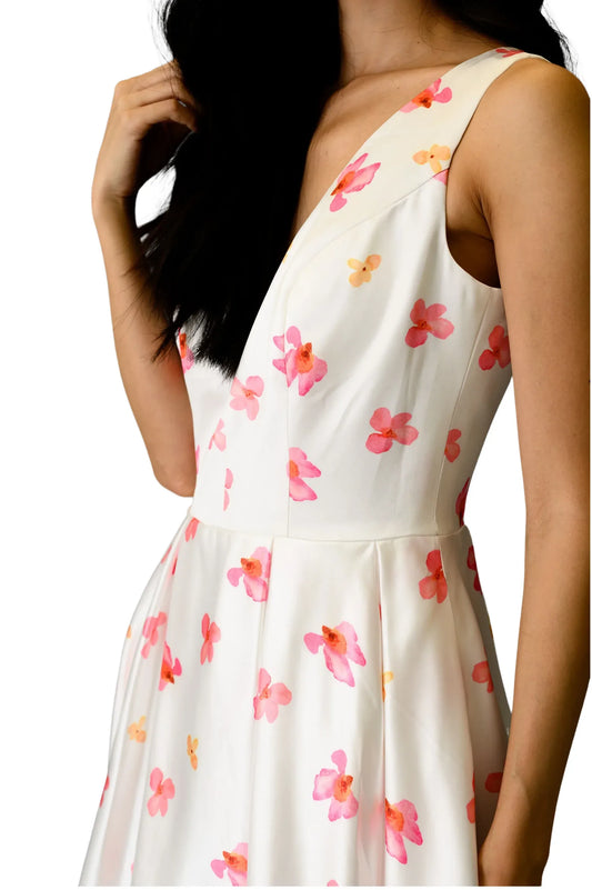 Women's Formal Floral Midi Dress