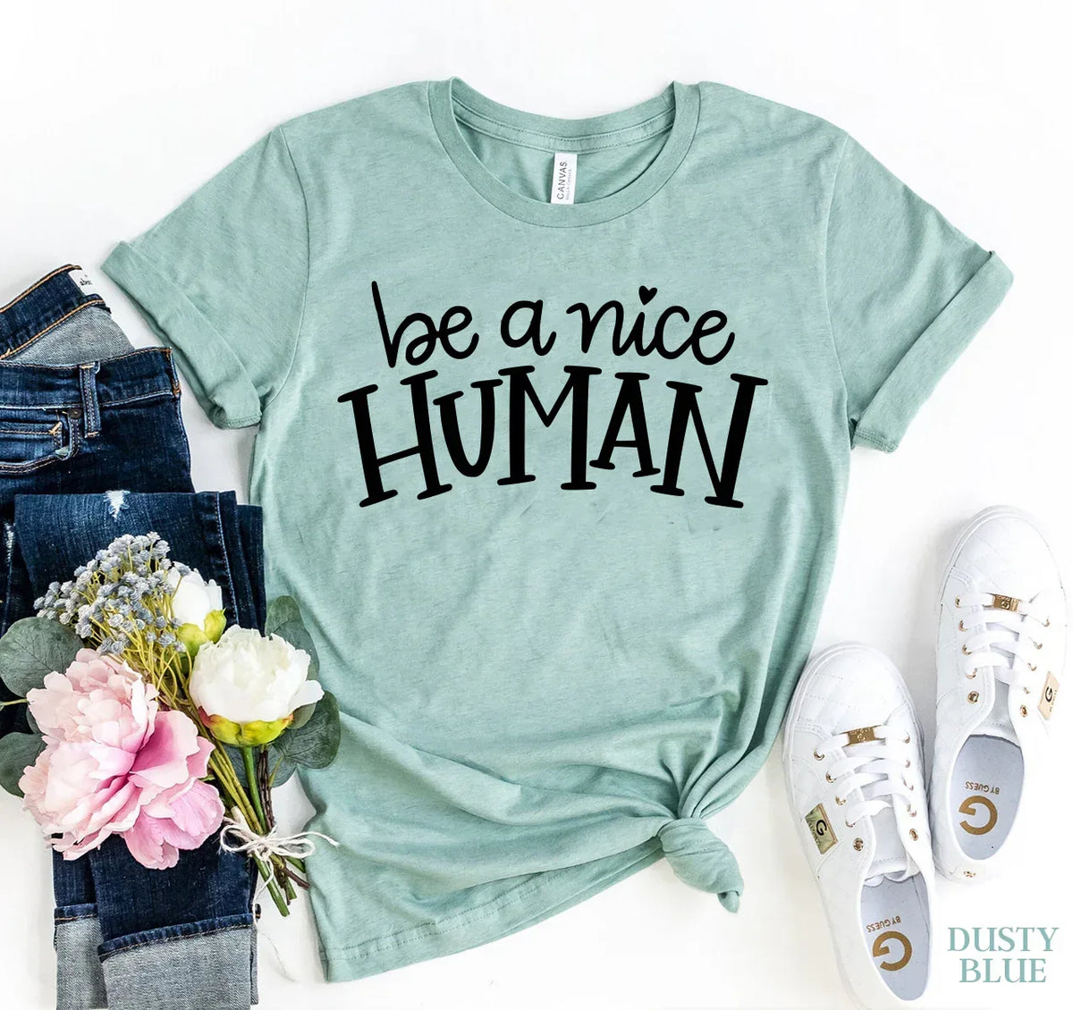 Be A Nice Human T-shirt - Trustymall