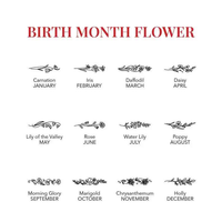Birth Month Flowers Ring, Family Floral Ring, Gift for Mom,Mother Ring