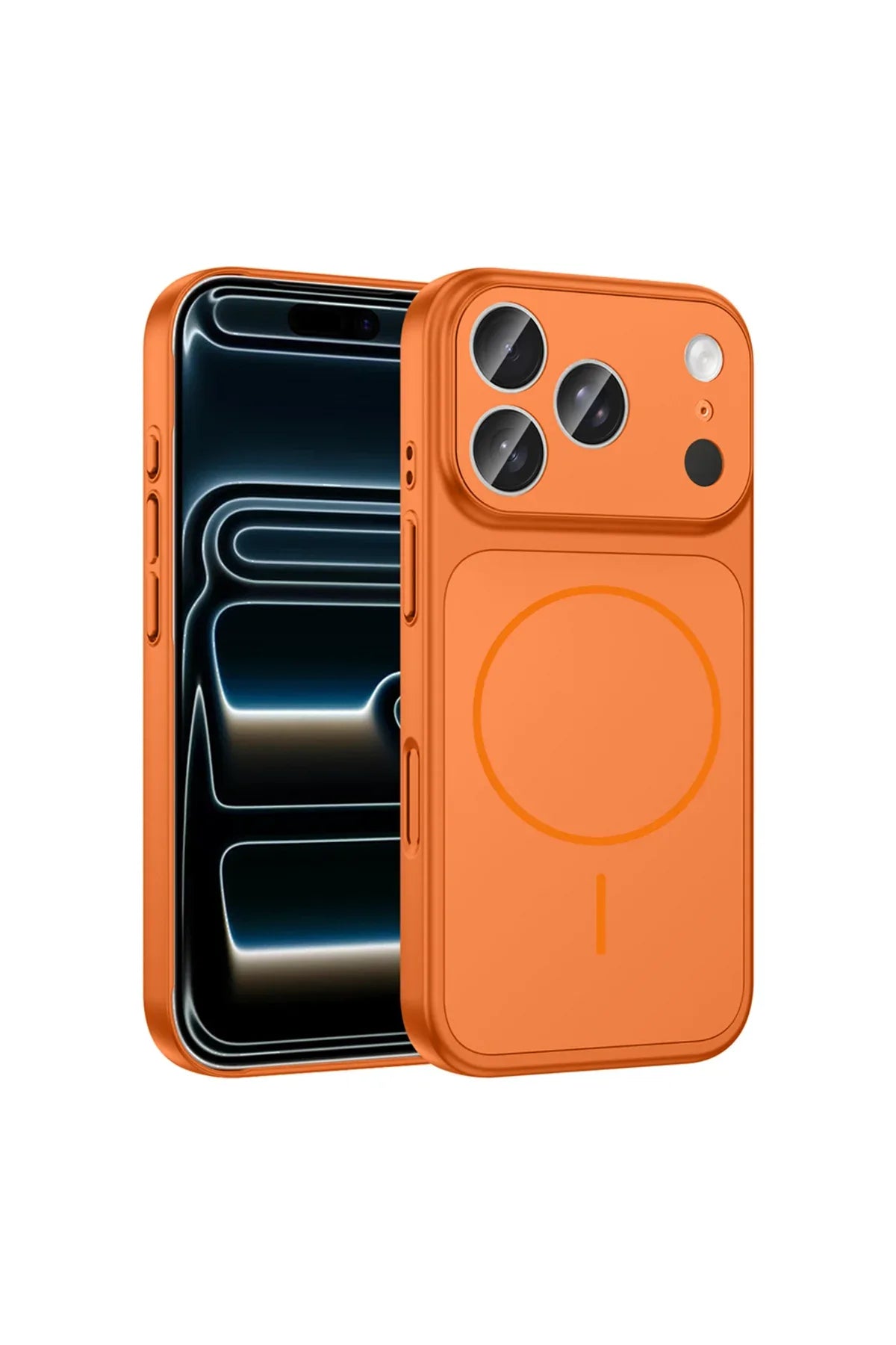 Slim iPhone 17 Pro Max case in hand showing lightweight design and ergonomic grip.
