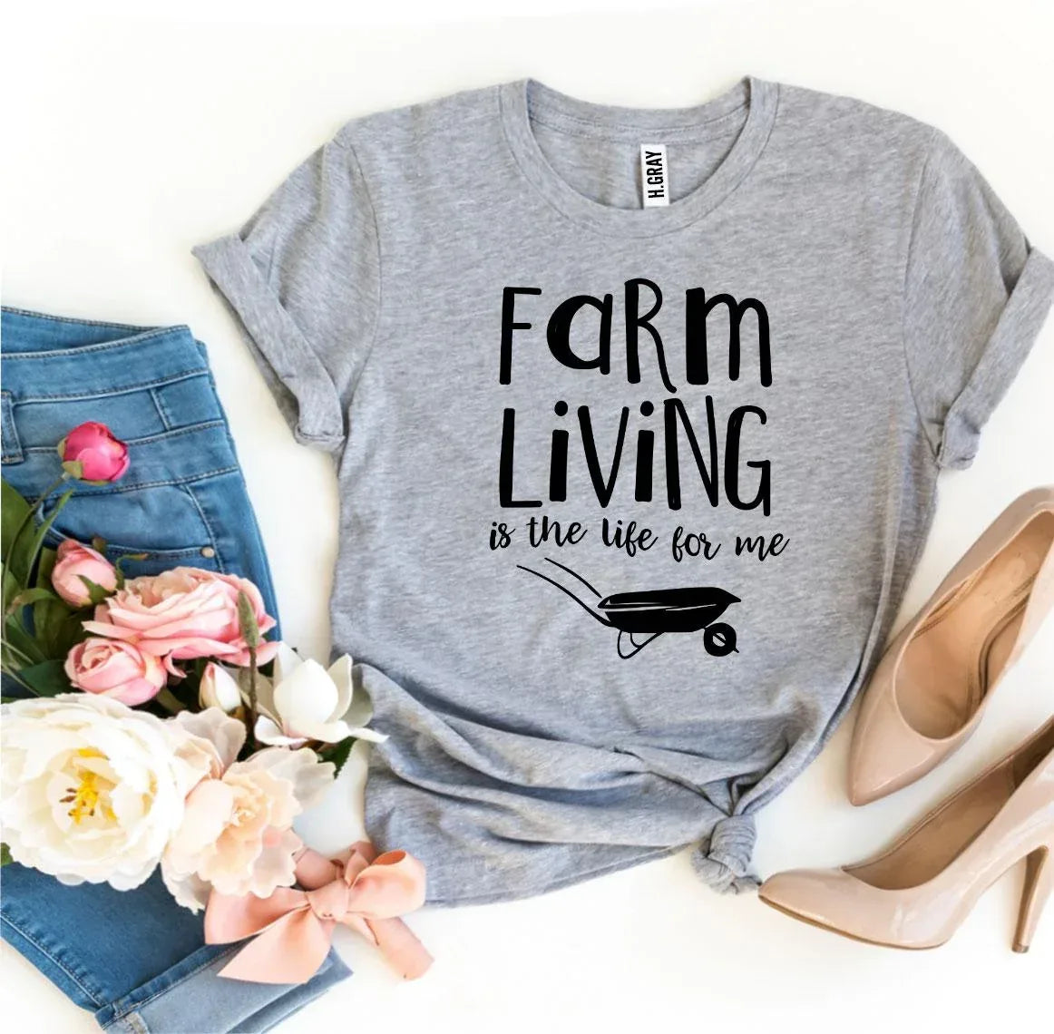 Farm Living Is The Life For Me T-shirt - Trustymall