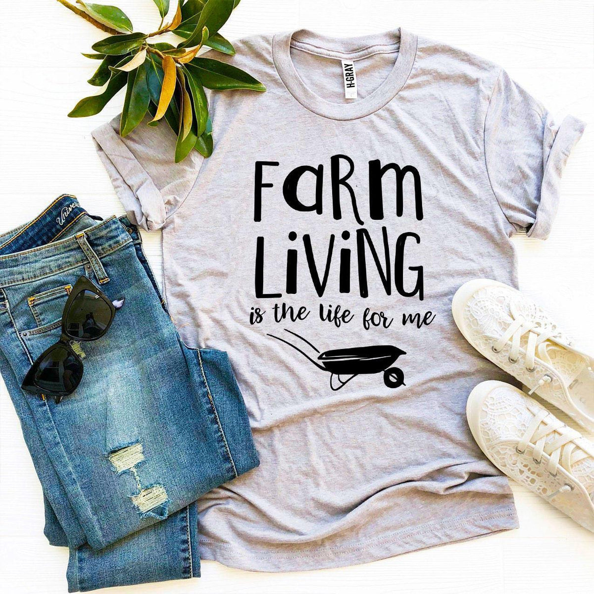 Farm Living Is The Life For Me T-shirt - Trustymall