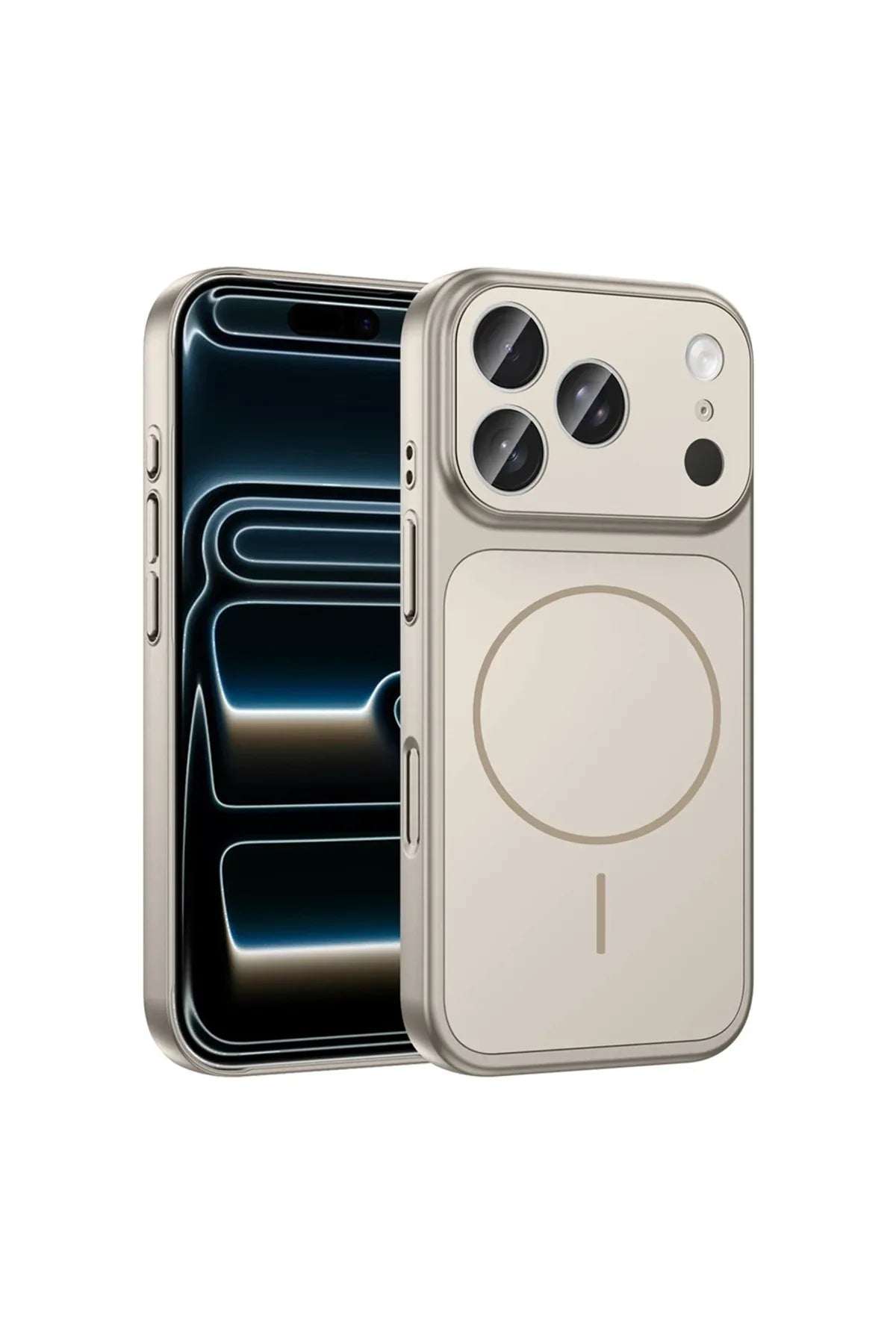 iPhone 17 Pro in a sleek black protective case held comfortably in hand