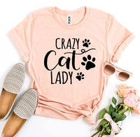 Crazy Cat Lady T-shirt - Trustymall