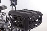 Foldable cargo e-trike 48v 400w 16 inch tire ebike for the elderly - Trustymall