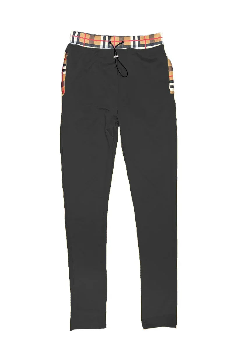 Checkered Polo and Pant Set - Trustymall