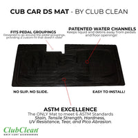 Club Clean Rubber Cart Floor Mat - Trustymall