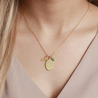 Fingerprint Necklace, Fingerprint Jewelry With Birthstone - Trustymall
