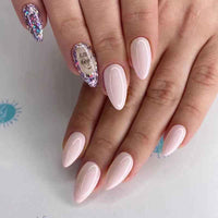 Press On Nails Kit with Glue and gel stickers Reusable Tips