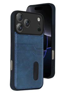 iPhone 17 Pro Max Leather Wallet Case with Card Slots Cover Phone Case - Trustymall