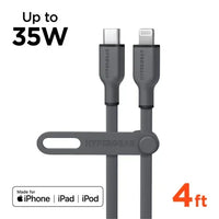 HyperGear Flexi PRO USB-C to Lightning Cable 4ft - Trustymall