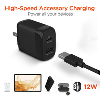 HyperGear SpeedBoost 25W USB-C PD + 12W USB Fast Wall Charger with PPS - Trustymall