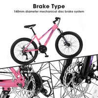 Carpat™ City-Cruizer – 26" Pink Trail Bike for Women & Teens - Trustymall