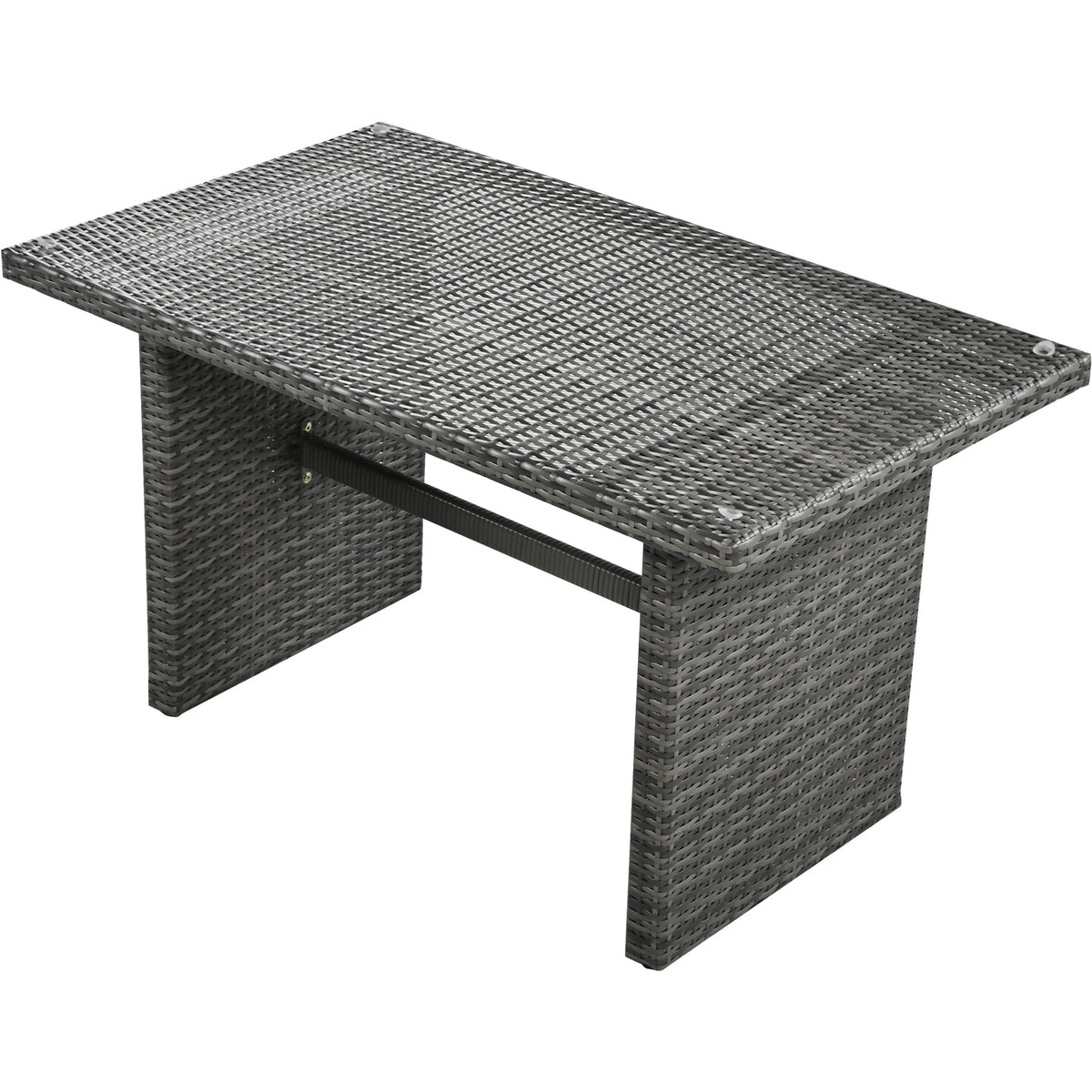 Outdoor 6-Piece All Weather PE Rattan Sofa Set, Garden Patio Wicker