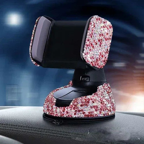 Multifunctional Air Outlet Diamond-encrusted Car Phone Holder - Trustymall