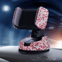 Multifunctional Air Outlet Diamond-encrusted Car Phone Holder - Trustymall