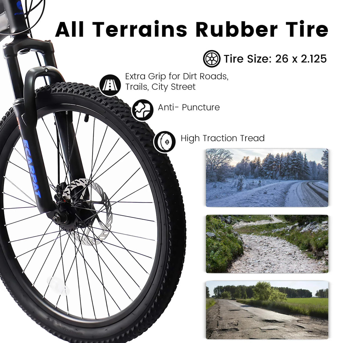 FlexRide™ 24 – 24" MTB Bike with Disc Brakes & 21-Speed Gears - Trustymall