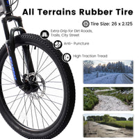 FlexRide™ 24 – 24" MTB Bike with Disc Brakes & 21-Speed Gears - Trustymall