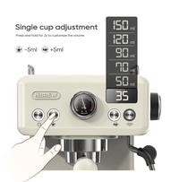 PSH10Plus-WH  20Bar Semi-Automatic Coffee Maker-Cold/Hot Brew with
