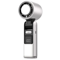 Ice Cool Turbo Mini Fan with Digital Display – USB Rechargeable & - Trustymall