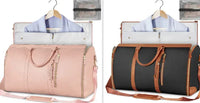 Large Capacity Travel Duffle Bag Women's Handbag Folding Suit Bag Waterproof Clothes Totes - Trustymall