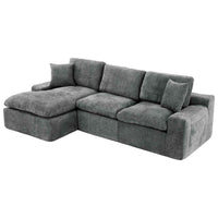 Cloud Sectional Sofa 107.9' Upholstered Sofa Couch with Double-layer