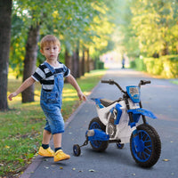 Aosom Kids Dirt Bike Battery-Powered Ride-On Electric Motorcycle with - Trustymall