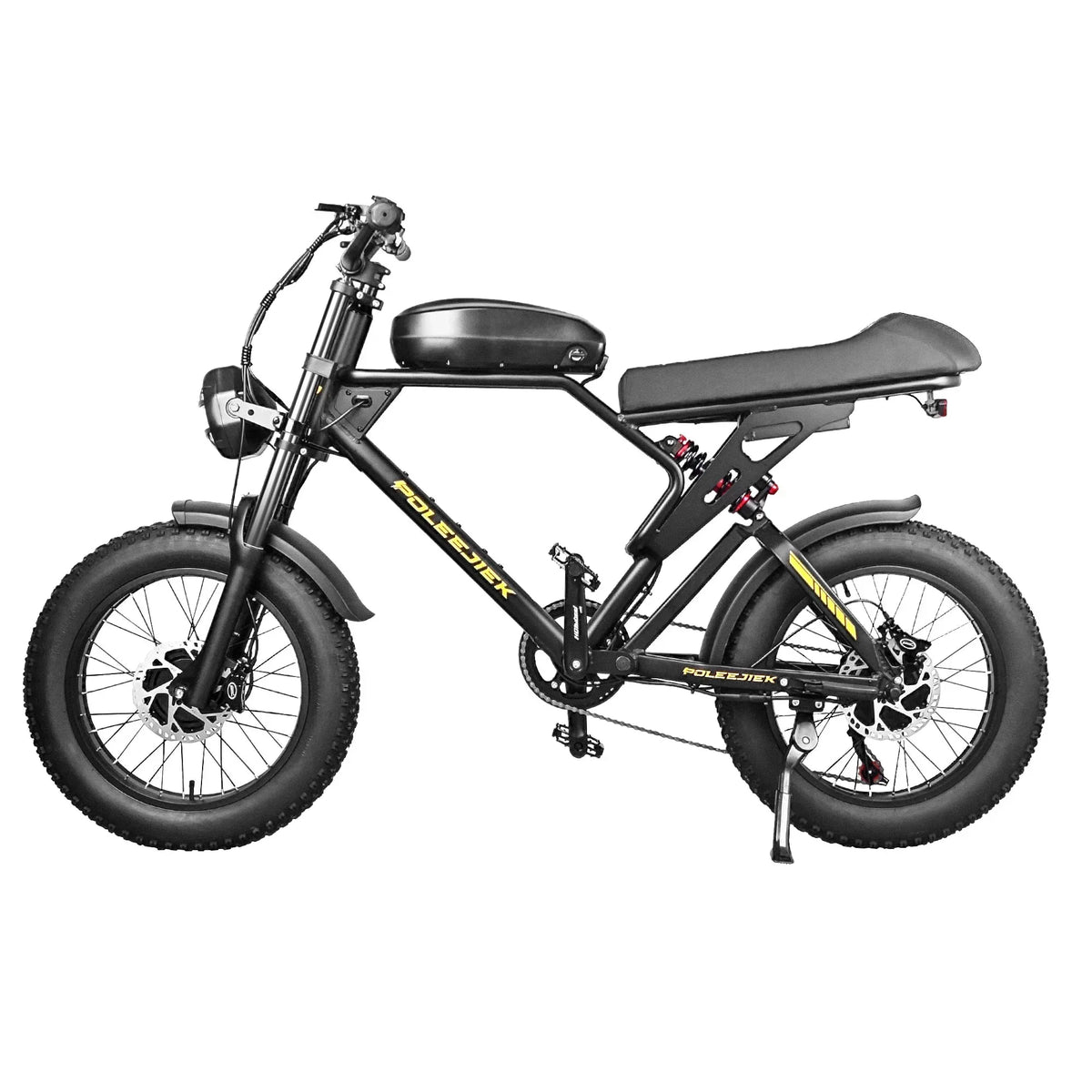 ⚡ BLJ-F4 RetroCruze™ – 20" Fat Tire Urban Electric Bike (1500W Dual - Trustymall