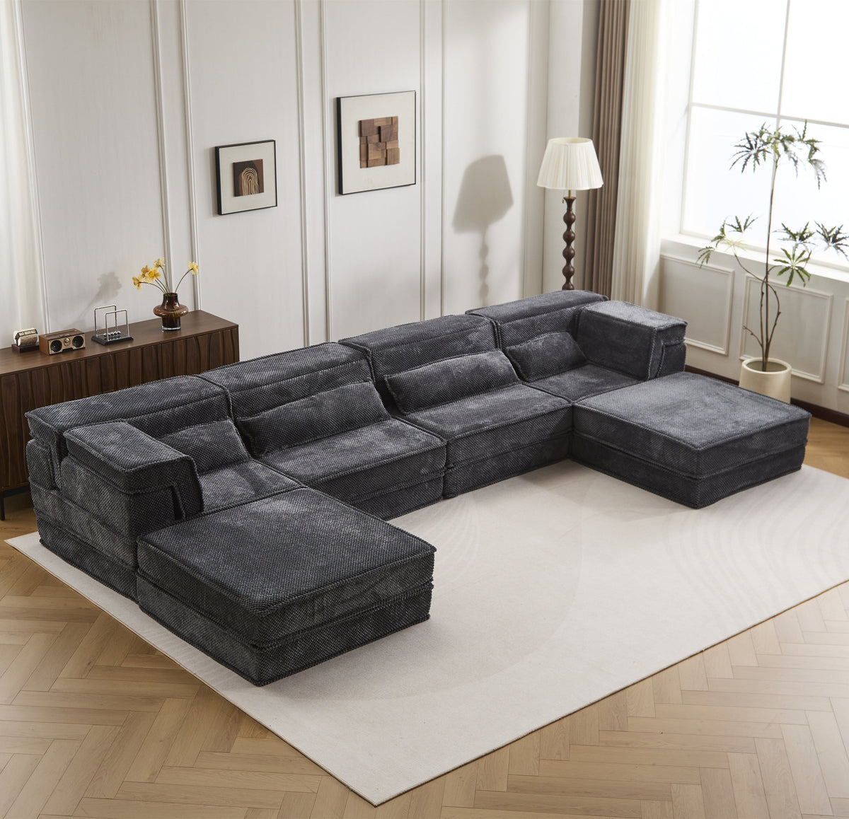 Compression Mahjong Sofa,Convertible Floor Sofa Bed,DIY Boneless
