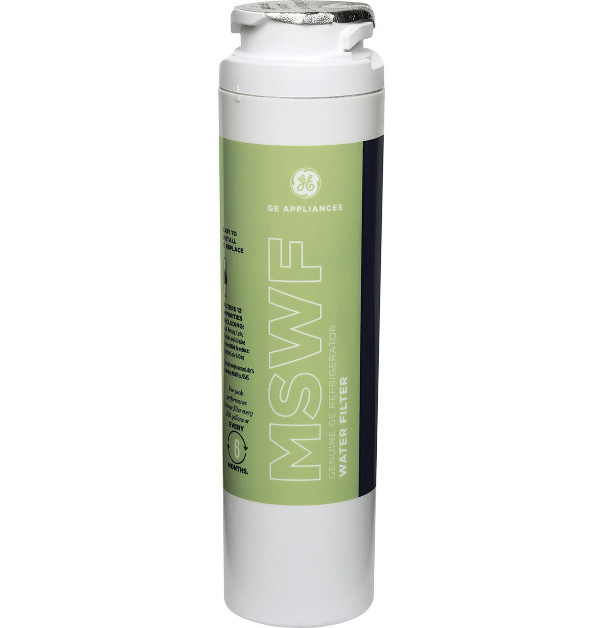 Genuine GE MSWF Refrigerator Water Filter - 1 Pack