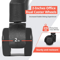 Ergonomic Mesh Office Chair With Lumbar Support And Breathable Back