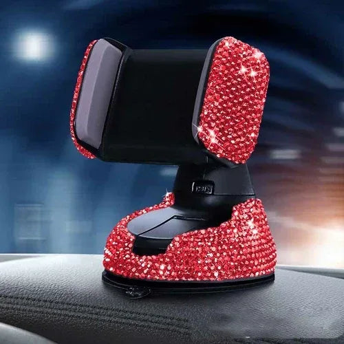 Multifunctional Air Outlet Diamond-encrusted Car Phone Holder - Trustymall