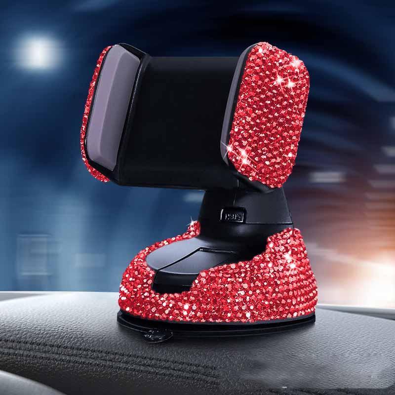 Multifunctional Air Outlet Diamond-encrusted Car Phone Holder - Trustymall