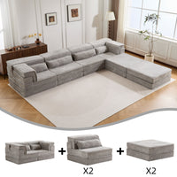 Compression Mahjong Sofa,Convertible Floor Sofa Bed,DIY Boneless