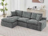 Cloud Sectional Sofa 107.9' Upholstered Sofa Couch with Double-layer