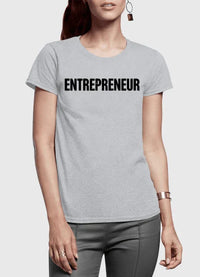 Entrepreneur Half Sleeves Women T-shirt - Trustymall