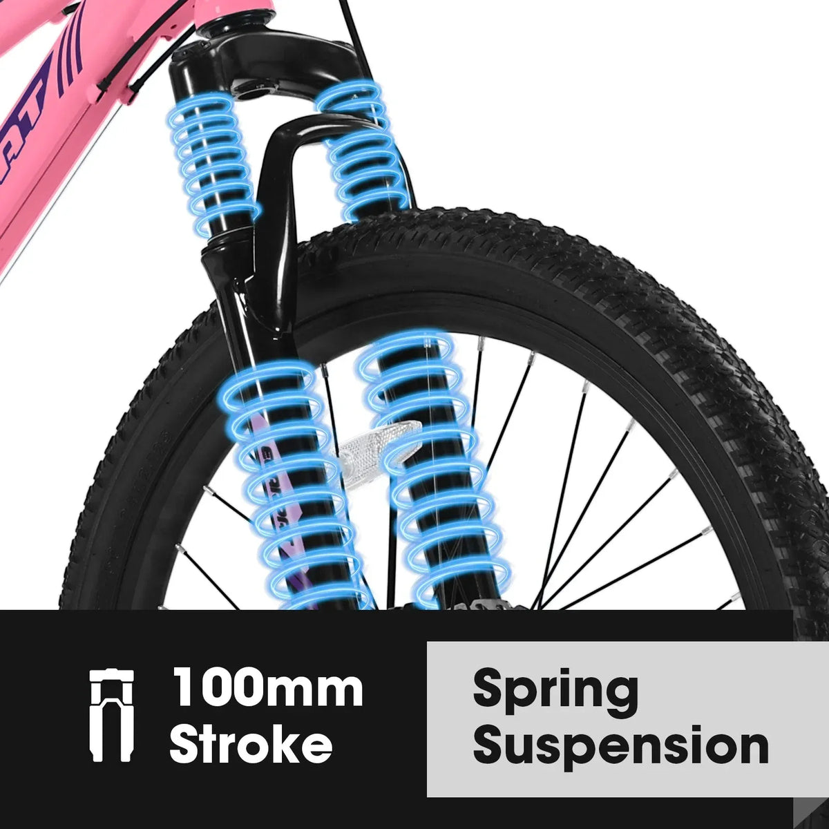 Carpat™ City-Cruizer – 26" Pink Trail Bike for Women & Teens - Trustymall