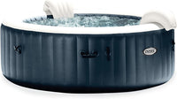 Purespa Bubble Massage Spa Set For Six With Contoured Headrests And