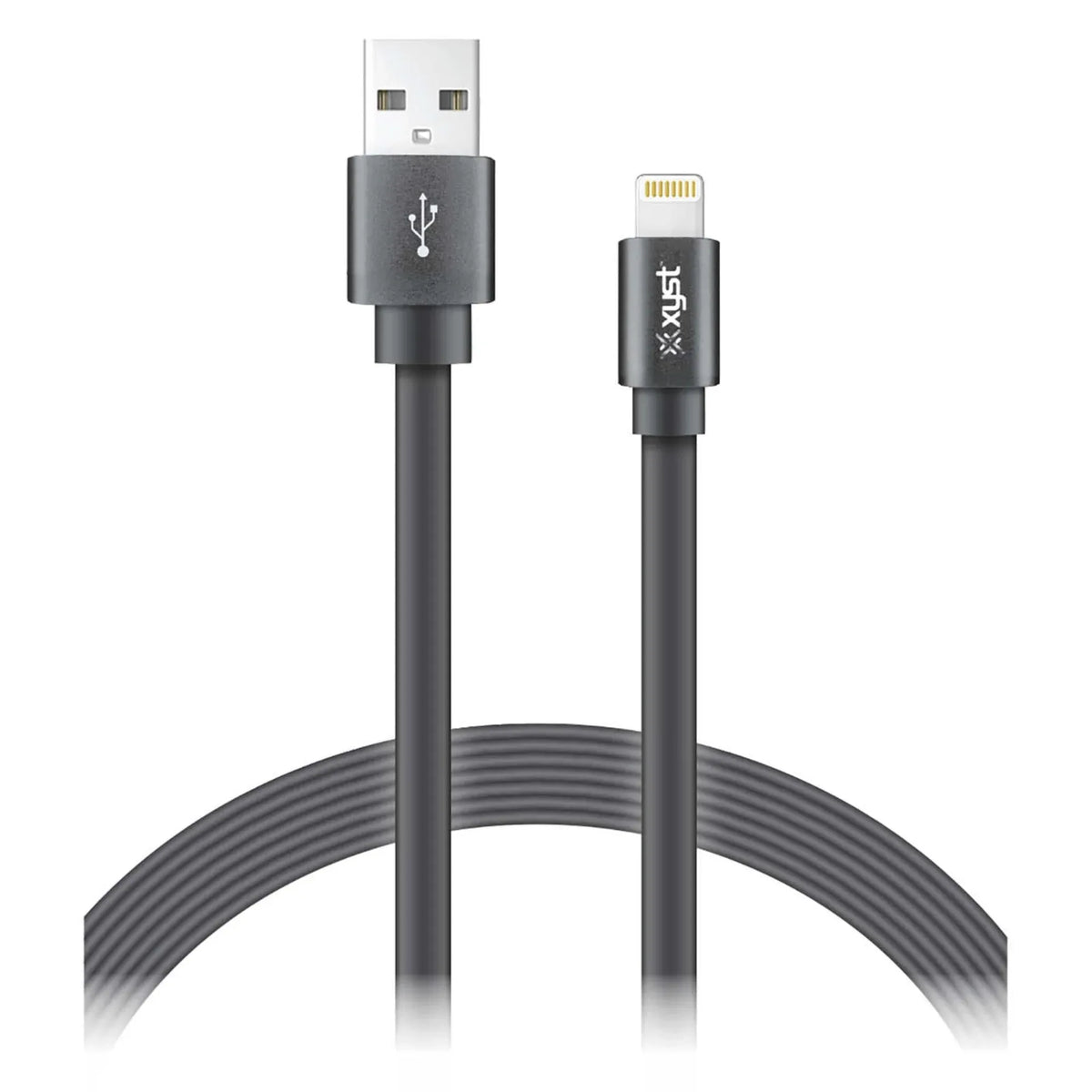 Xyst Charge and Sync USB to Lightning Flat Cable 4Ft - Trustymall