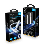 Xyst Flat USB-C to USB-C Charge and Sync Cable 4Ft - Trustymall