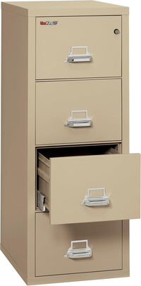 Parchment Four Drawer Fire Safe Legal File Cabinet UL 1 Hour
