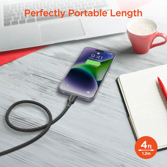 HyperGear Flexi PRO USB-C - Lightning Kablosu 1,2 metre