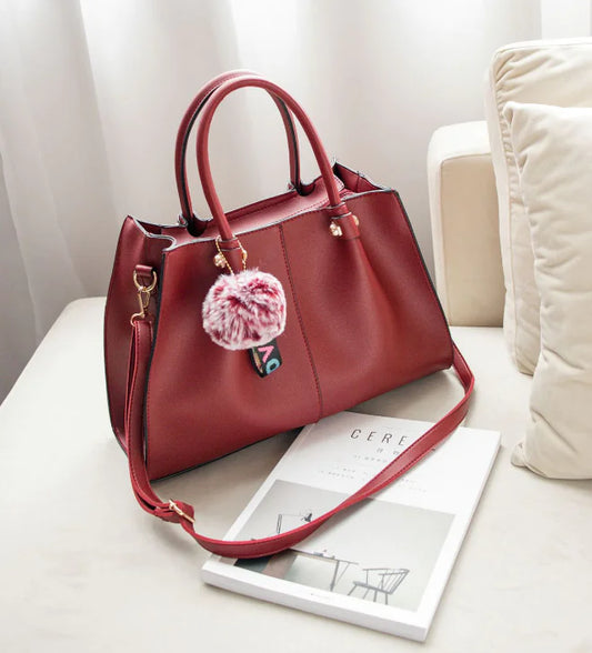 Fashionable Women's Crossbody and Tote Bag Set