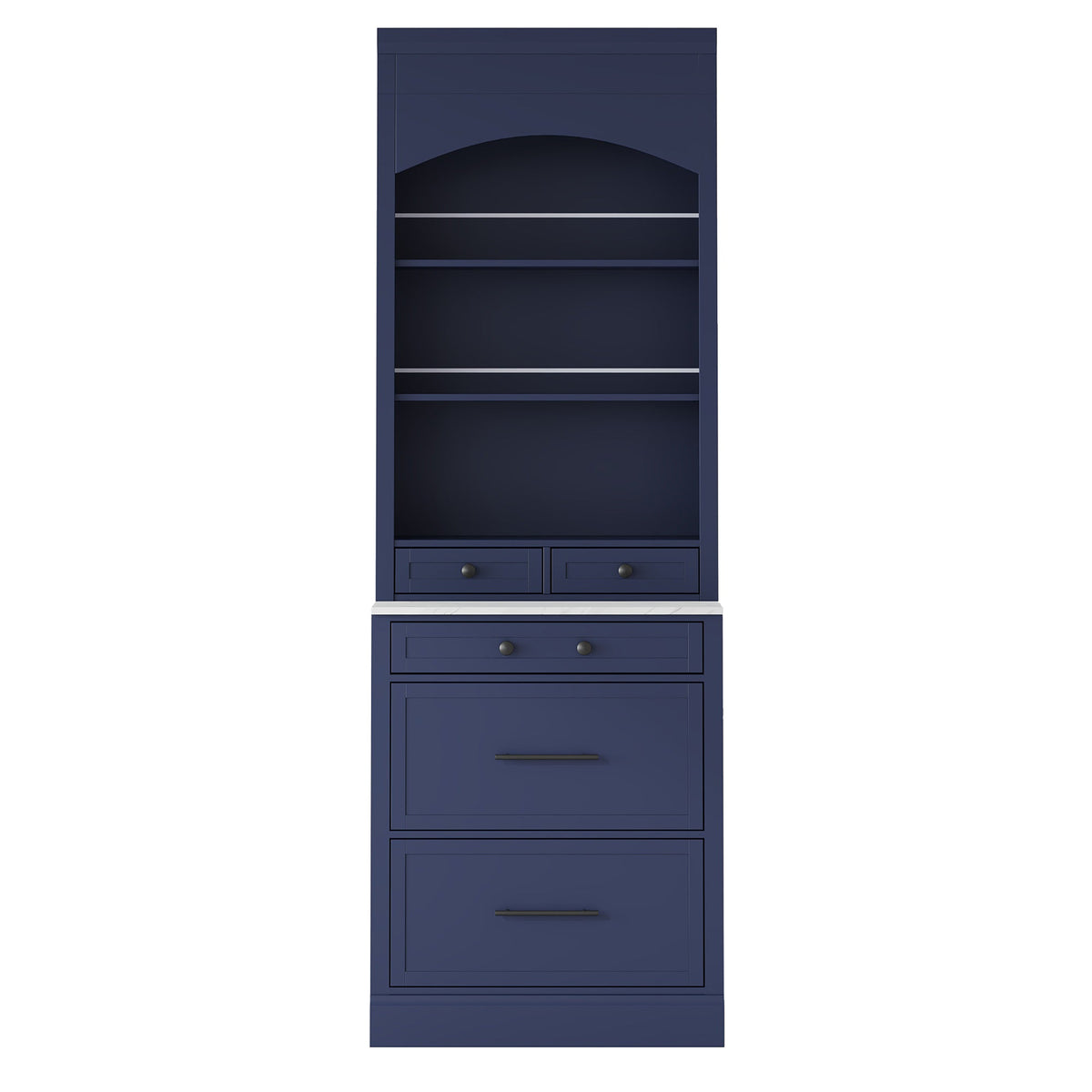 Modern 83.7inch High Kitchen Pantry, Freestanding Tall Kitchen Hutch