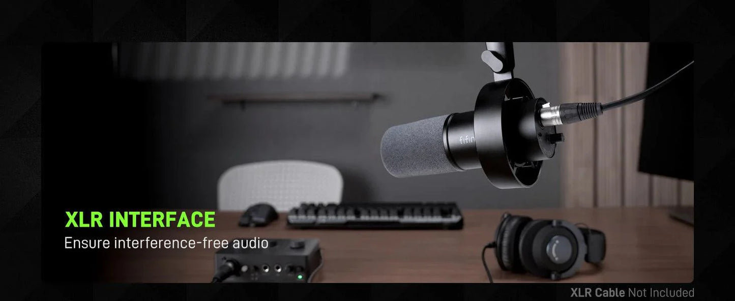 🎤 Elevate Your Voice with FIFINE K688 USB/XLR Dynamic Microphone
